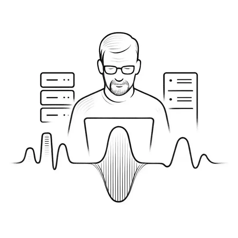Developer working on high-performance website